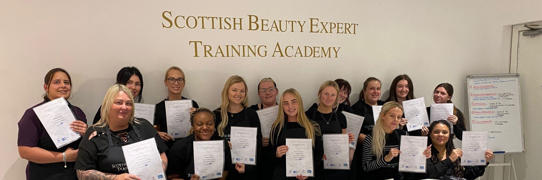 Students getting certification and our academy