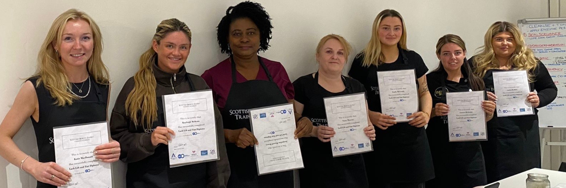 Students getting certification and our academy